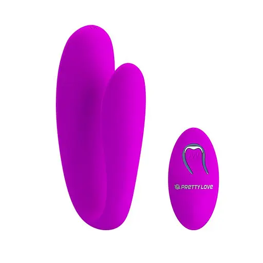 Вібратор Pretty Love Letitia Stimulator 10.3 см фіолетовий - фото 3