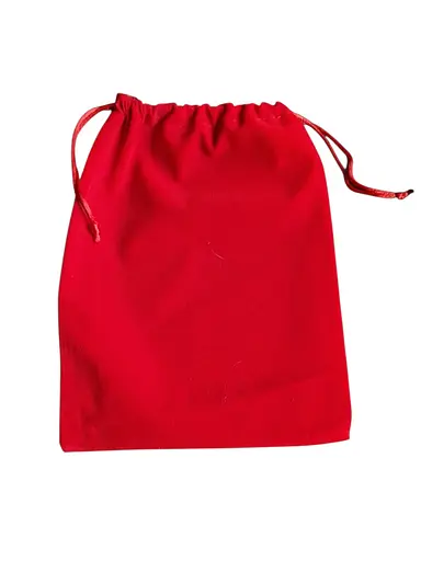 Мішечок оксамитовий для карток таро, червоний 23х17см - фото 1