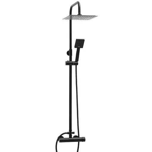 Душова система Yoka Flova 25 black BP.FLOVA 25 BLK, Чорний матовий - фото 1