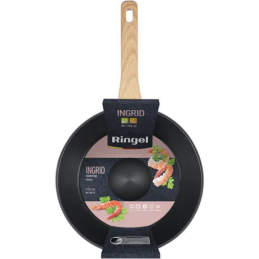 Сковорода Ringel Ingrid глибока 24 см (RG-1154-24) - фото 4