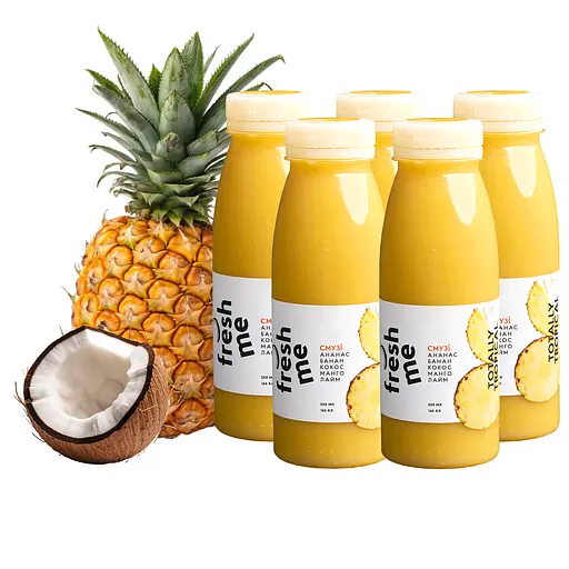Смузи FreshMe Tropical Mix тропический микс вкусов 250 мл х 35 шт - фото 3