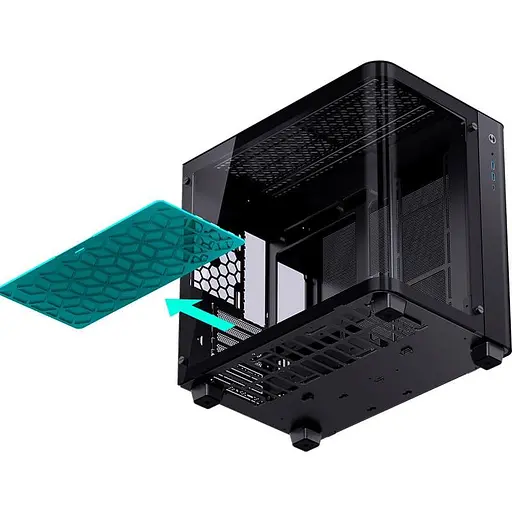 Корпус Jonsbo TK-3 черный (TK-3 Black) без блока питания - фото 8