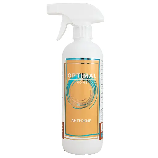 Чистящее средство Антижир универсальный для всей кухни с распылителем Optimal Home 0.5 л (70776) - фото 1