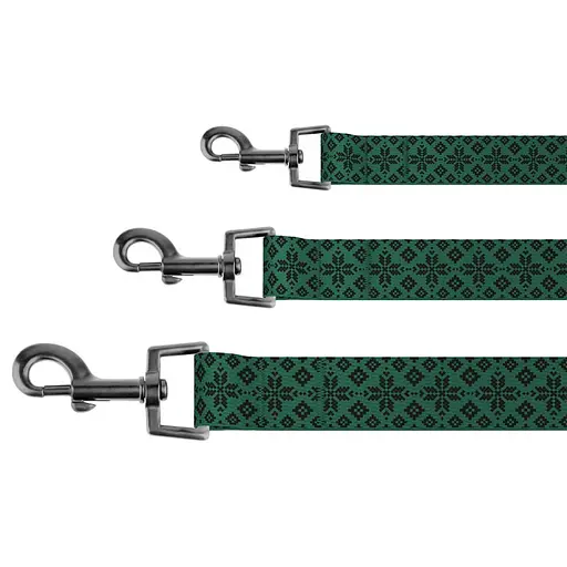 Поводок для собак Баркси Urban патриотический Вышиванка зеленая - фото 3