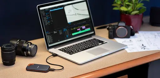 Внешний SSD-накопитель USB Type-C 1,0 ТБ SanDisk Extreme Portable E81 (SDSSDE81-1T00-G25) - фото 5