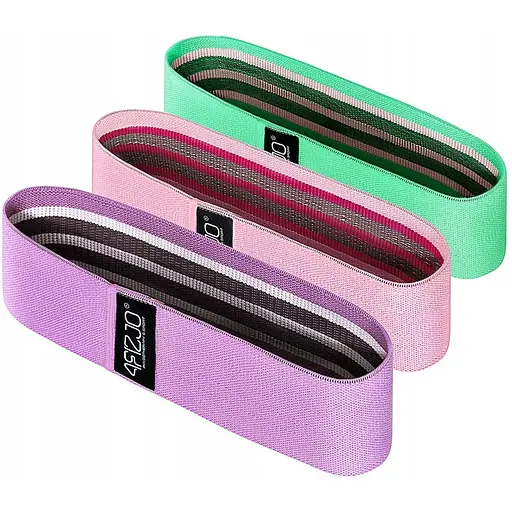 Гумка для фітнесу та спорту 4Fizjo Hip Band із тканини 3 шт. 4FJ0296 (P-5907739312983) - фото 1