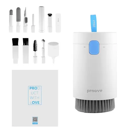 Багатофункціональний набір для чищення Proove Mr. Cleaner 20in1 white - фото 1