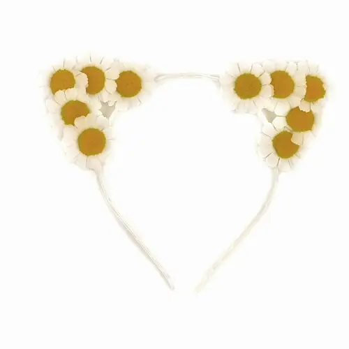 Ушки Кошечка с ромашками - фото 1