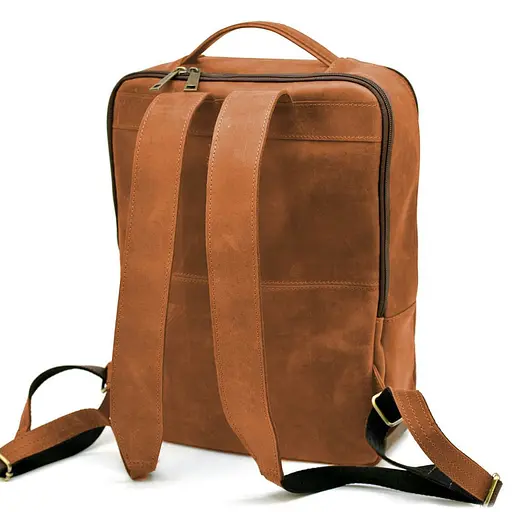 Кожаный городской рюкзак TARWA 39х29х9 см sum0026482 - фото 5