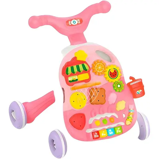 Музыкальная каталка-ходунка Limo Toy HB 0040Р для активного развития ребенка