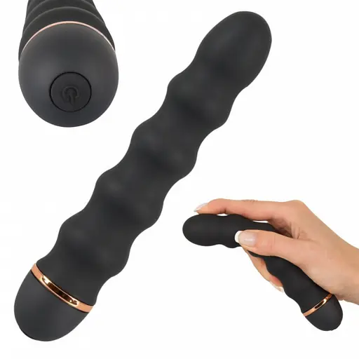Класичний вібратор You2Toys 17 см чорний - фото 2