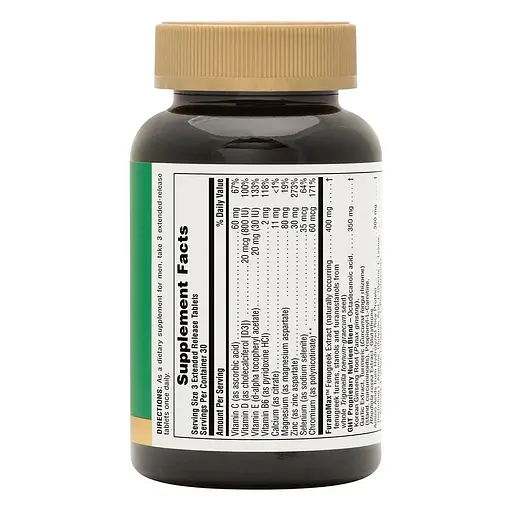 Стимулятор тестостерону Natures Plus Ultra GHT Male, 90 таблеток - фото 2