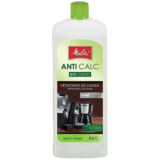 Засоби догляду для кавомашин Melitta ANTI CALC BIO LIQUID DESCALER MULTI USAGE 250 ML - фото 1