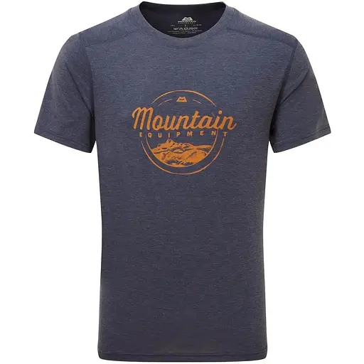 Футболка Mountain Equipment Headpoint Script Mens Tee Medieval Blue XXL (1053-ME-006627.01596.XXL)