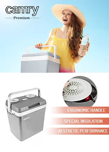 Холодильник туристический, автомобильный Camry CR 93, 32 литра - фото 7