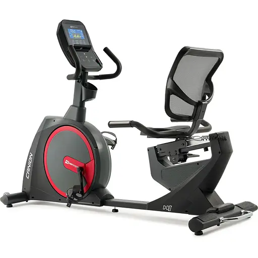 Горизонтальный велотренажер Hop-Sport HS-300L Canion с телеметрическим поясом + мат под тренажер - фото 2