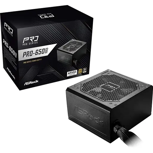 Блок живлення AsRock PRO PRO-650G 650W 80+ Gold (PRO-650G) - фото 6