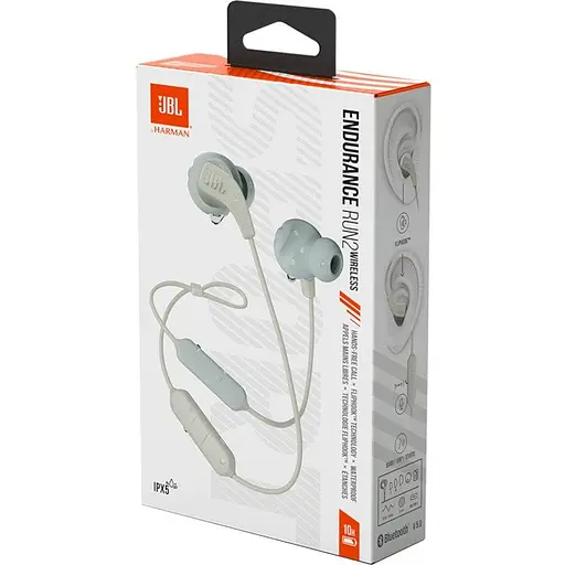 Навушники JBL Endurance Run 2 Wireless White (JBLENDURRUN2BTWHT) - фото 3