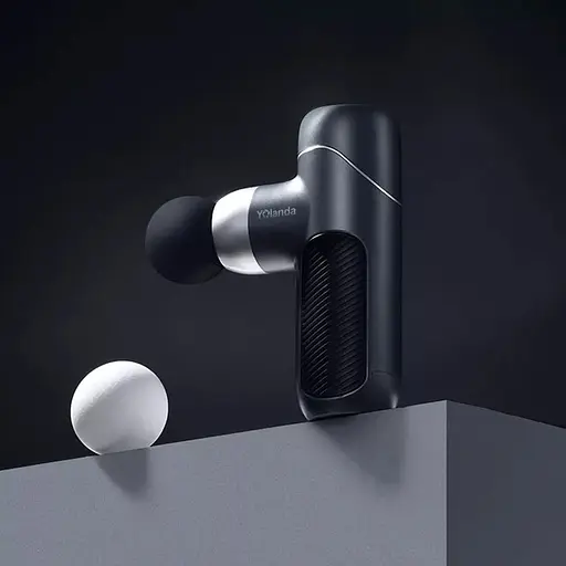 Перкусійний масажер Yolanda Massage Gun J2 Black  [125056] - фото 4