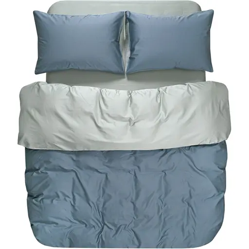 Постельное белье Lotus Home Florida евро сатин premium 300ТС деним (svt-2000022351300) - фото 1