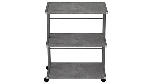 Етажерка на коліщатках Ferrum-decor Каміло 75x40x60 метал Сірий ДСП Бетон 16мм (FRD-102553) - фото 2