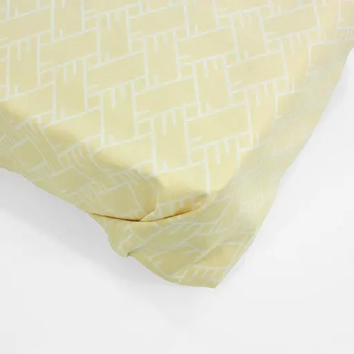 Простынь классическая 145х214 см сатин желтого цвета 328063 - фото 6