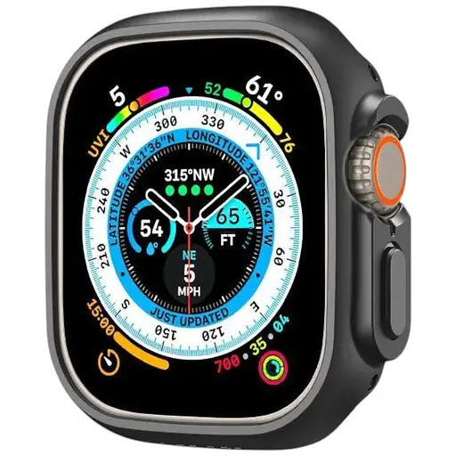 Чохол Spigen Чохол Thin Fit для Apple Watch Ultra 49 мм Black (ACS05458)