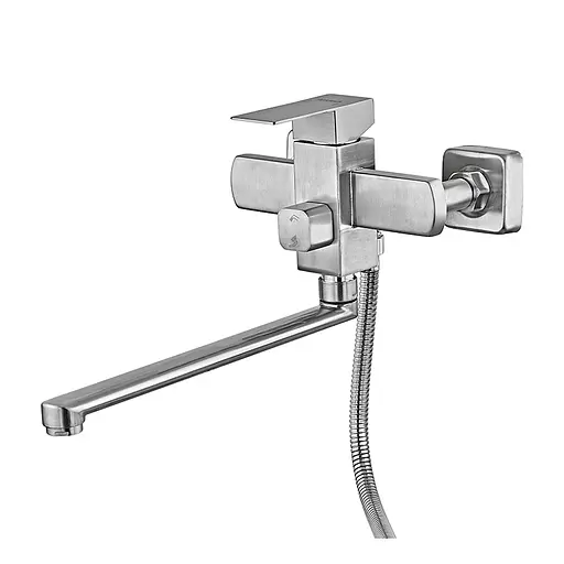 Смеситель для ванны Armata Kub-006 CH6492 Нержавеющая сталь - фото 4