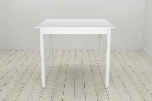 Стіл кухонний Ferrum-decor Агата 75x80x80 Білий ДСП Біле 16мм (FRD-106248)