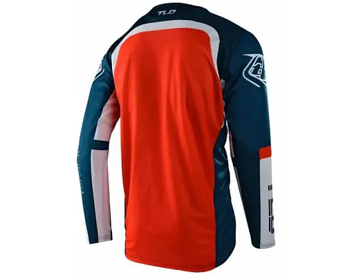 Велоджерси Troy Lee Designs Sprint Jersey Fractura Blue/Orange L (1106-323331024) - фото 2
