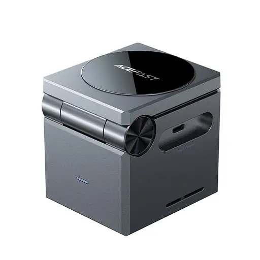 БЗП Acefast E18 Rubik's Cube 3-in-1 Metal gray - фото 4