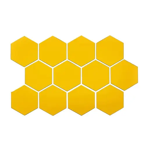 Дзеркальний декор Wall Sticker SW-00002516 акриловий самоклеючий 85х95 мм 12 шт. золото - фото 1