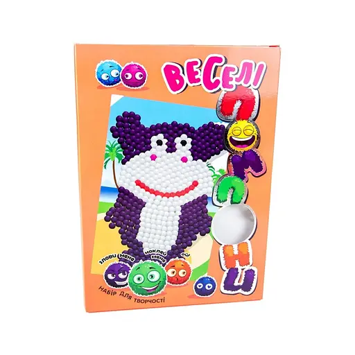 Набор для творчества "Бегемот" Strateg 30993 веселые помпоны - фото 2