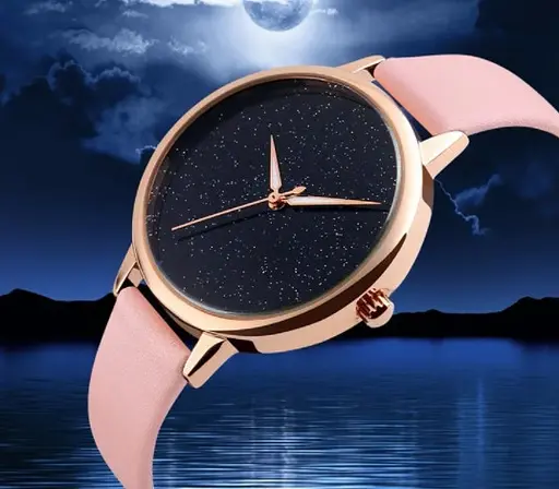 Женские часы Skmei 9141 Moon (Розовый) - фото 5