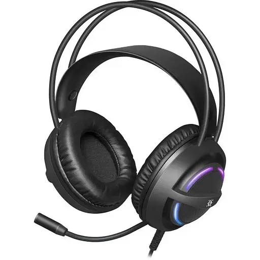 Игровая гарнитура Defender Dexter RGB кабель 2.2 м черная