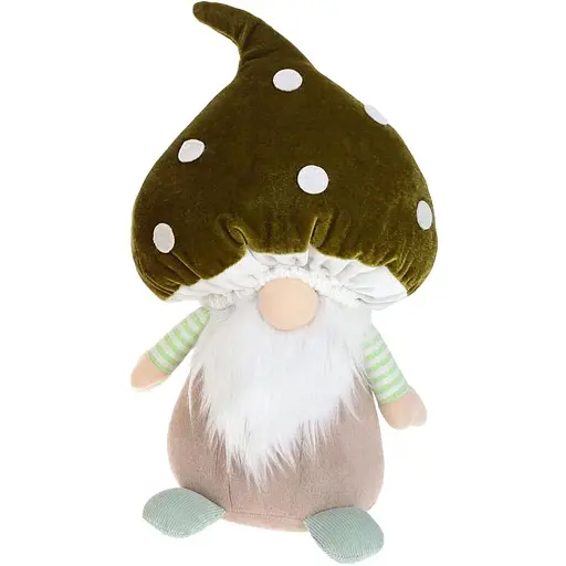 Мягкая игрушка BonaDi Гном-гриб 18х16х33 см (000265369)