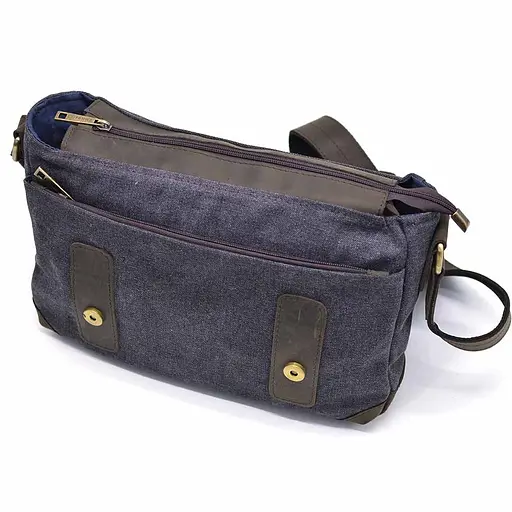 Чоловіча шкіряна сумка через плече TARWA 33х22х8 см sum0025818 - фото 7