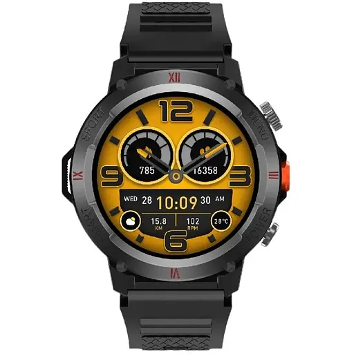 Смарт-часы W&O IWO X22 IP68 Black - фото 5