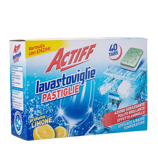Таблетки для посудомоечной машины с ароматом лимона Pastiglie Lavastoviglie tab 6 x 40 x 15 г 