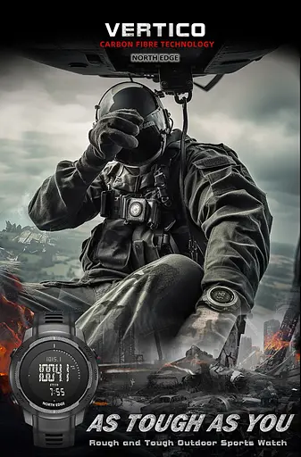 Часы North Edge Vertico с компасом - фото 11