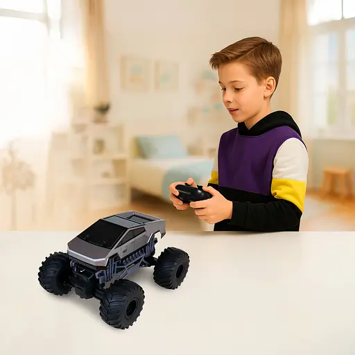 Автомобіль на радіокеруванні KS Drive Bigfoot Off-Road Cyber Ride сріблястий (SL-8362ARHG) - фото 14