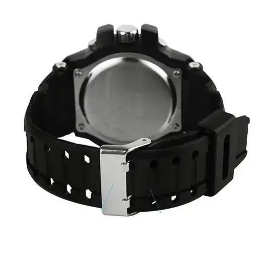 Чоловічий спортивний годинник Skmei 0990 Resist Чорний із зеленим - фото 6