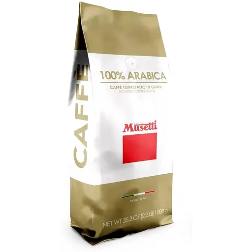 Кофе в зернах Caffe Musetti Арабика 100% 1 кг - фото 1