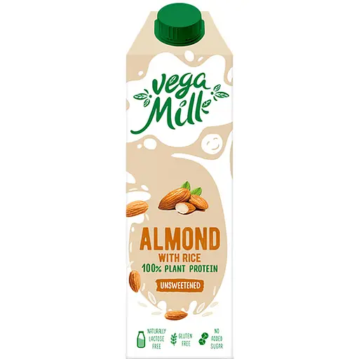 Упаковка миндального напитка Vega Milk с рисом 11.4 л (950 мл х 12 шт.) - фото 2