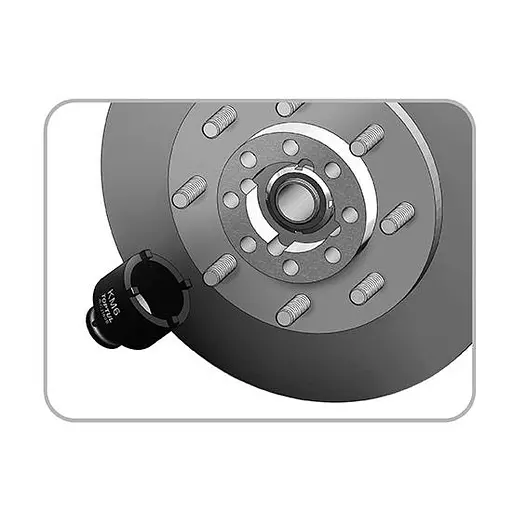 Набор головок для стопорных гаек с наружными зубцами (KM4-KM12) 9 шт. Toptul hoz0014542 - фото 3