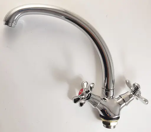 Смеситель для кухни буксовый гайка Frap 1/10 F42731-B (H731) Хром - фото 2