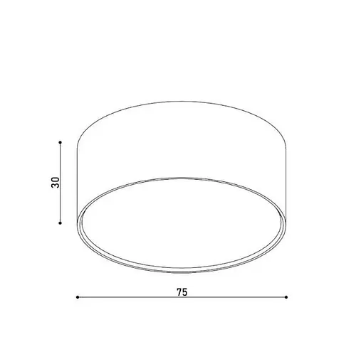 Світильник точковий KLOODI KD-ROY75 7W 4К IP44 BK - фото 2