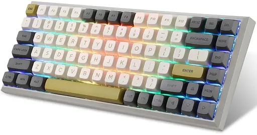 Клавіатура Motospeed SK84 Outemu Red Grey (mtsk84mr) - фото 2