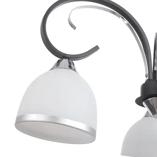 Люстра стельова Brille для коридору E27 60W BK (LK-525C/3) - фото 2