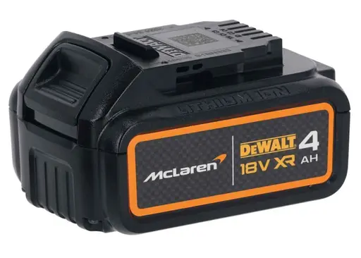 Дрель-шуруповерт ударная DeWalt McLaren F1 Team Limited Edition с АКБ и ЗП DCD85MM2T - фото 3